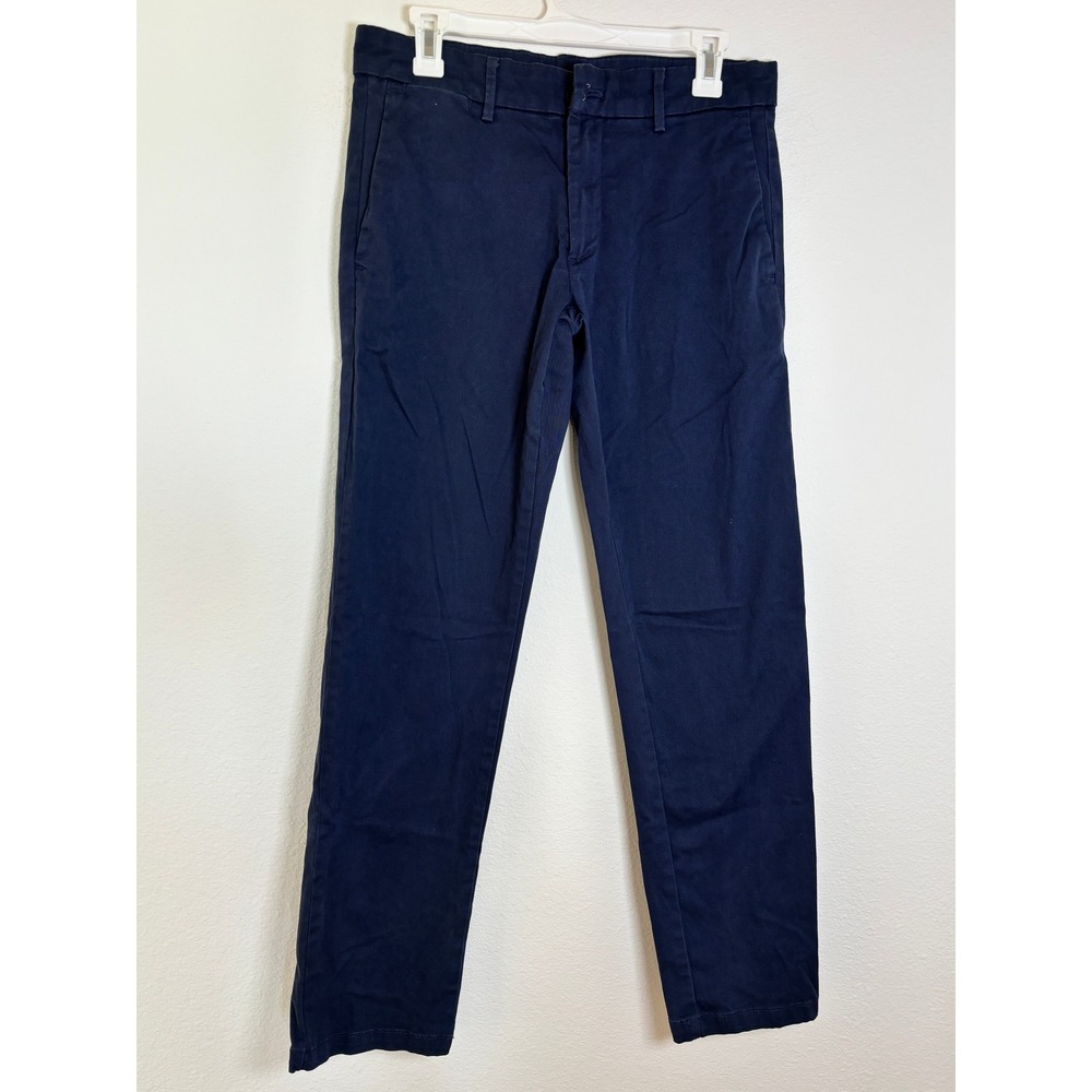 Banana Republic Aiden Slim Fit Chinos Mens 30x32 Navy Blue Cotton Twill Pants